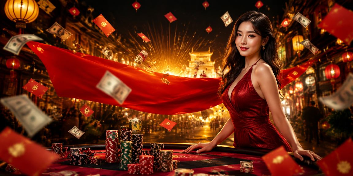 Đèn lồng đỏ và phong bì may mắn tại lễ hội truyền thống Hà Nội